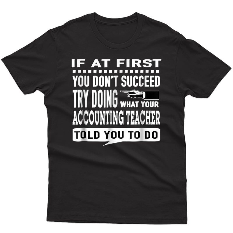 Accounting Tea Gifts T Shirt T-shirt