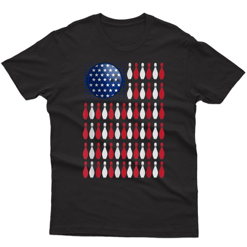 American Flag Bowling Shirt | Bowler Gifts For Bowling Team