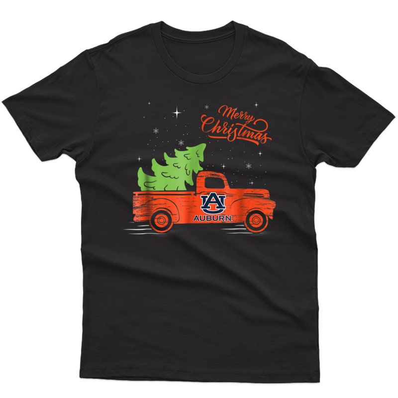 Auburn Tigers Christmas Truck T-shirt - Apparel