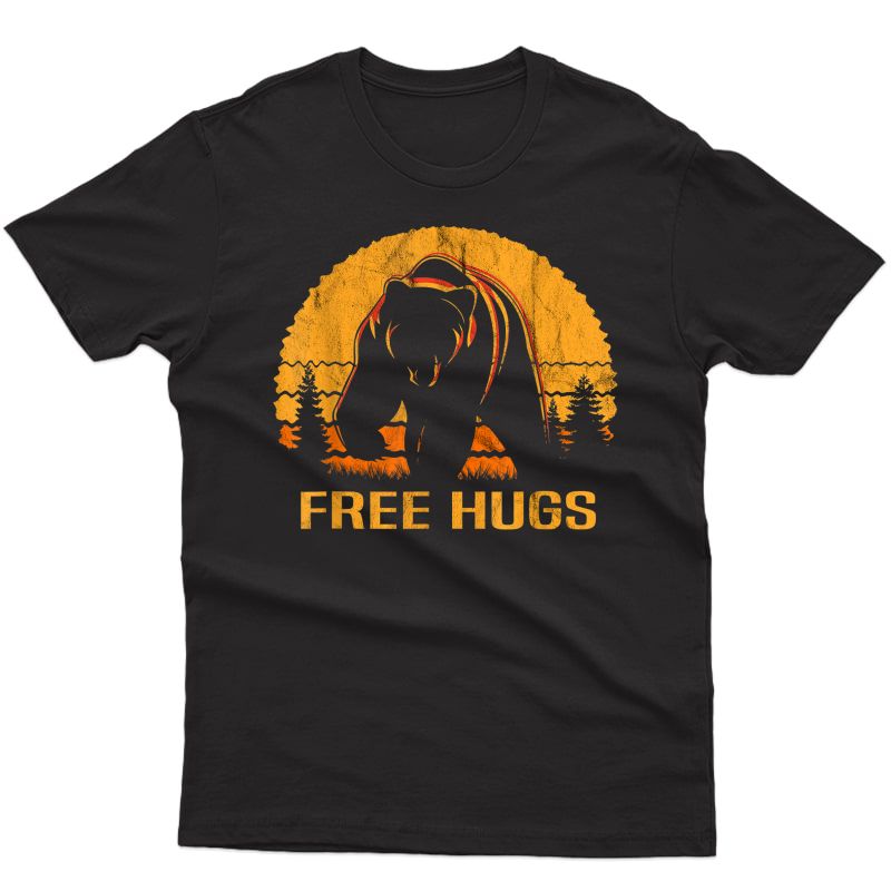 Bear Free Hugs Camping T-shirt