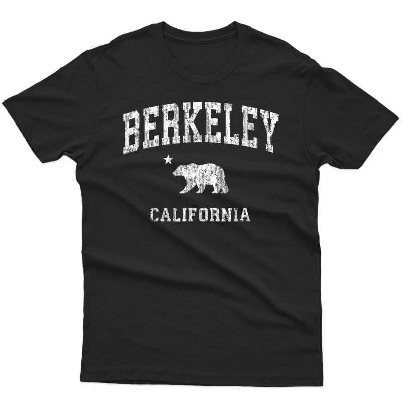 Berkeley California Ca Vintage Distressed Sports Design T-shirt