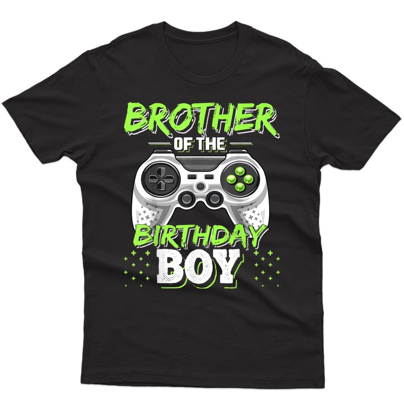 Brother Of The Birthday Boy Matching Video Game Birthday T-shirt