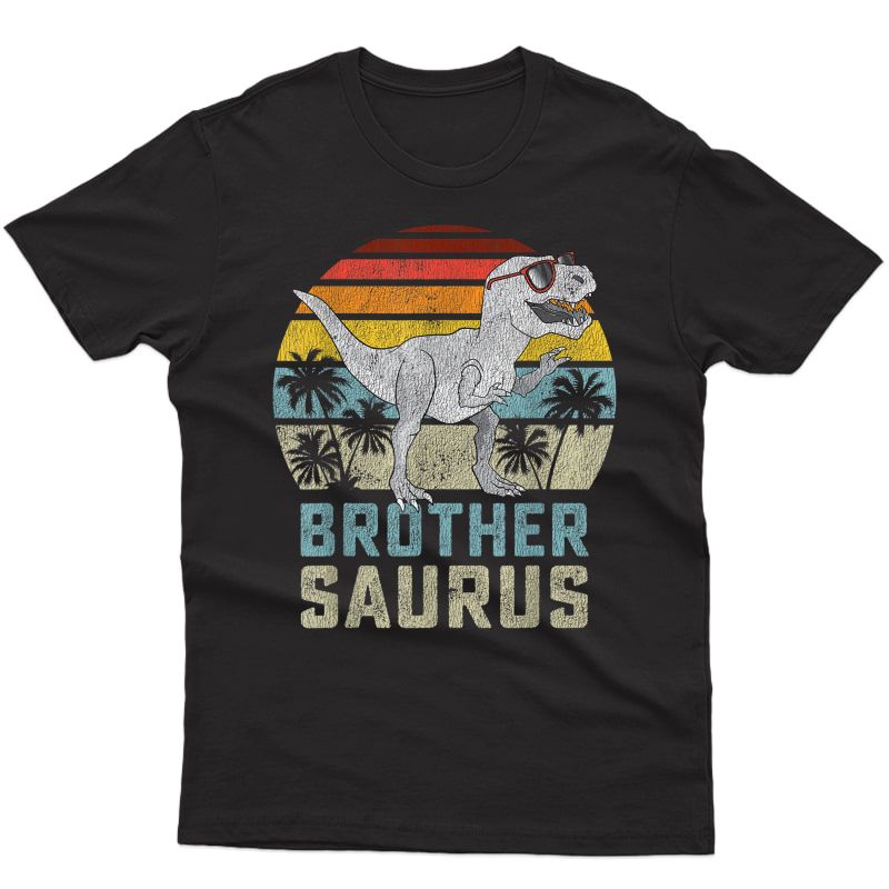 Brothersaurus T Rex Dinosaur Brother Saurus Family Matching T-shirt