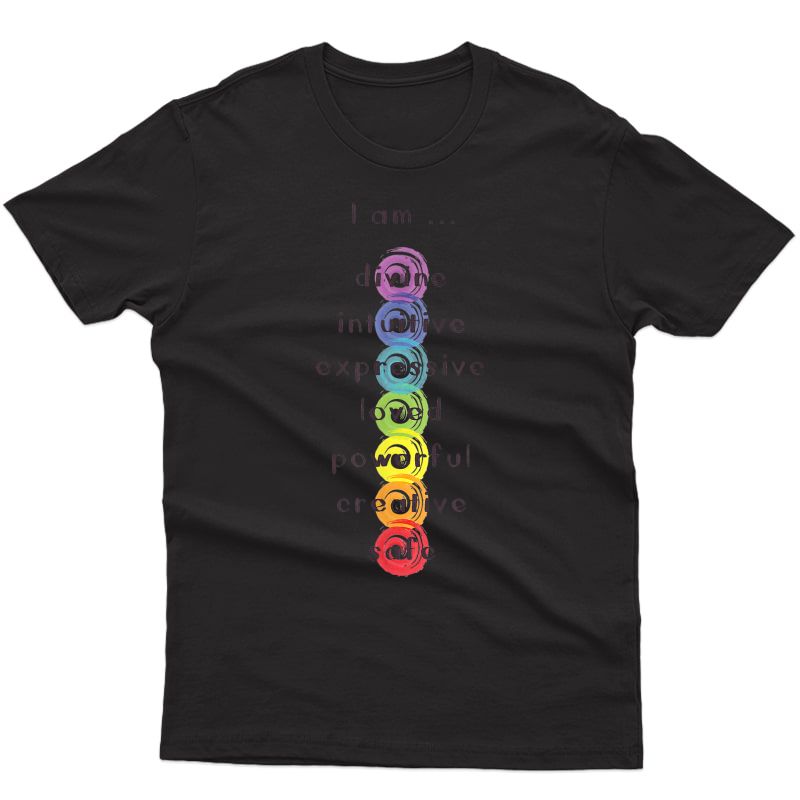 Chakras Shirt Yoga Meditation Namaste