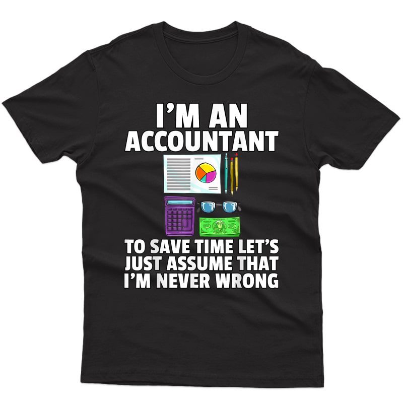 Cpa Bookkeeping Gift For Accountant Bookkeeper T-shirt