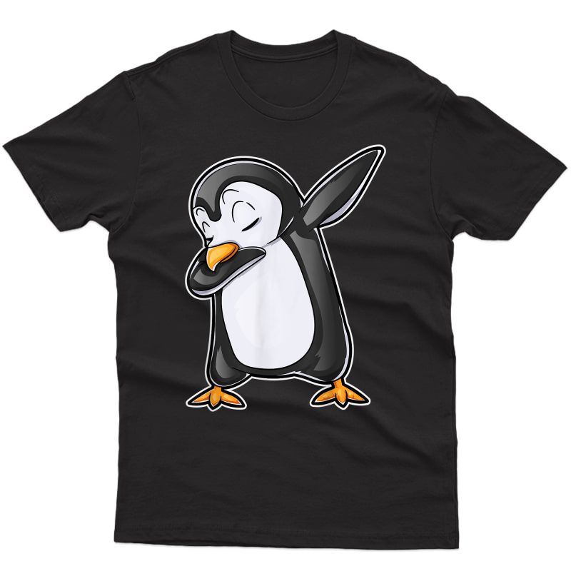 Dabbing Penguin T Shirt Dab Dance Bird Funny Gifts T-shirt