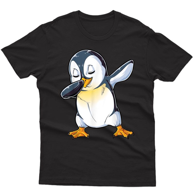 Dabbing Penguin T Shirt Funny Dab Dance Bird Gifts T-shirt
