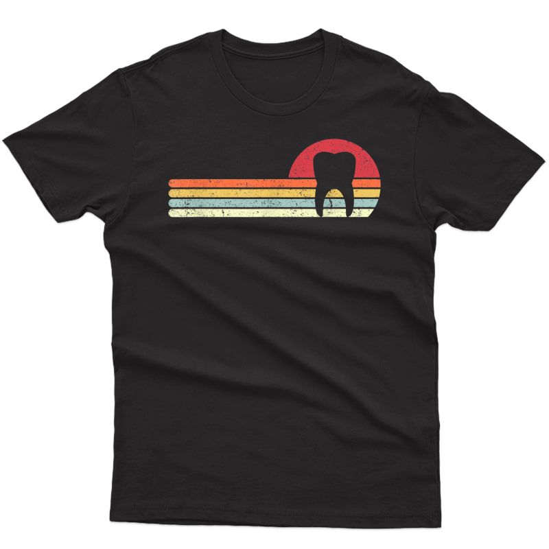 Dentist Shirt. Retro Style Tooth T-shirt
