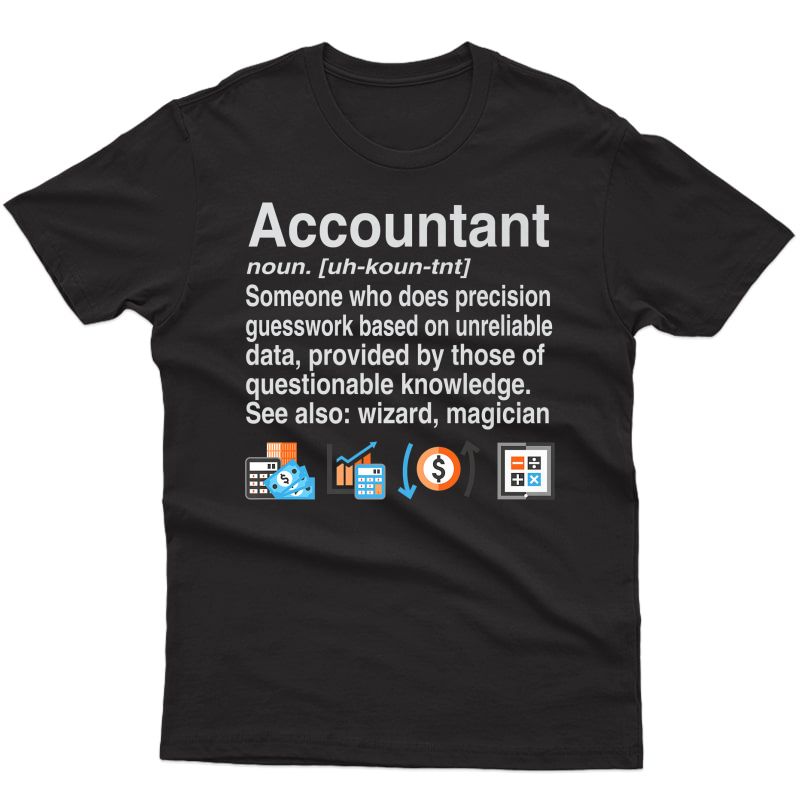 Dictionary Style Funny Accountant Definition Premium T-shirt