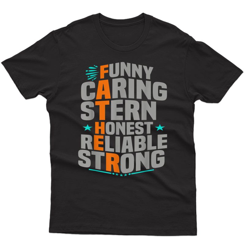 Father Shirt Dad From Wife Daughter Son Fathers Day T-shirt