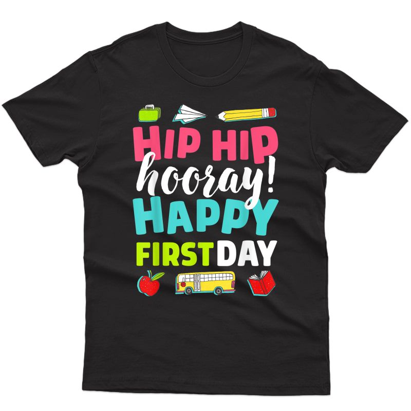 First Day Of School T Shirt For Tea Child Back To School T-shirt