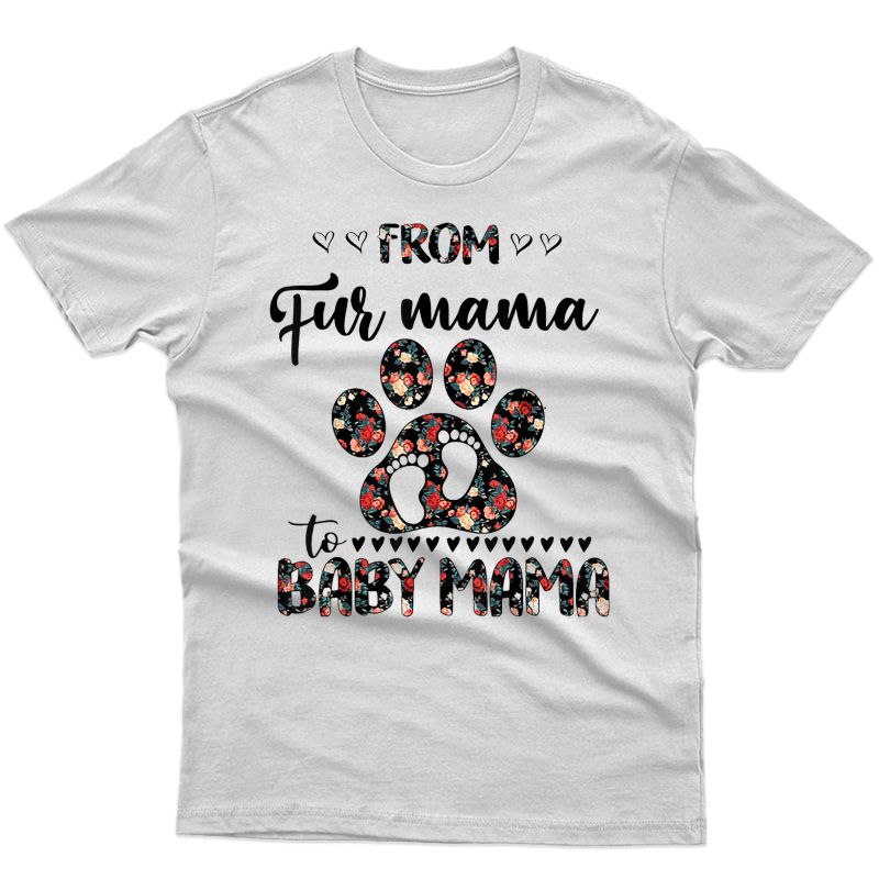 From Fur Mama To Baby Floral T-shirt