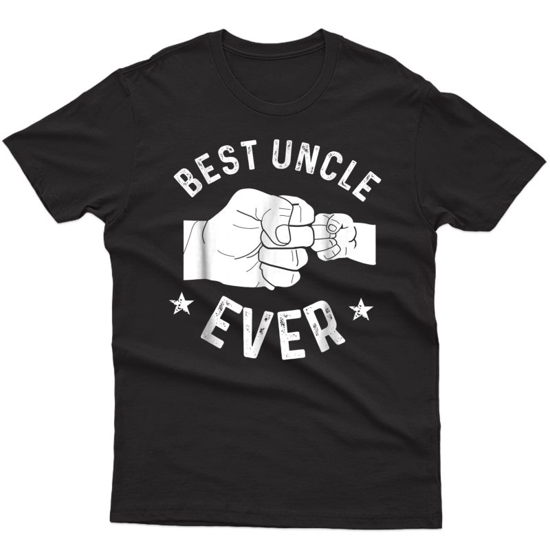 Funny Best Uncle Ever Fist-bump T-shirt