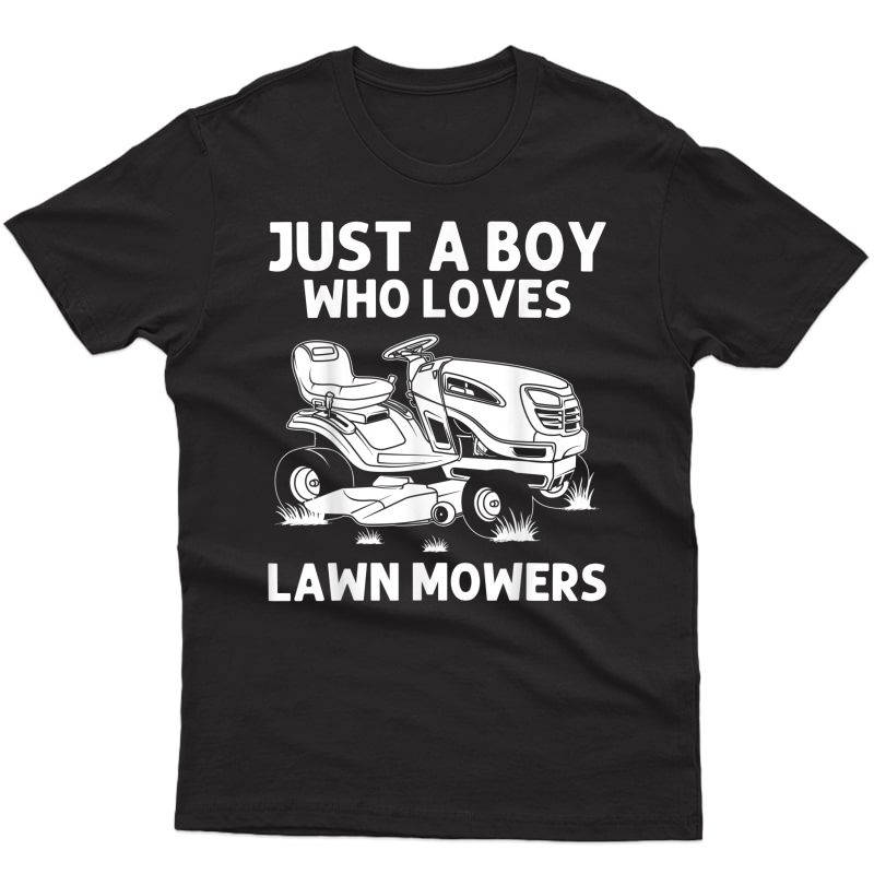 Funny Lawn Mowing Gift Lawn Mower Farm Gardening T-shirt
