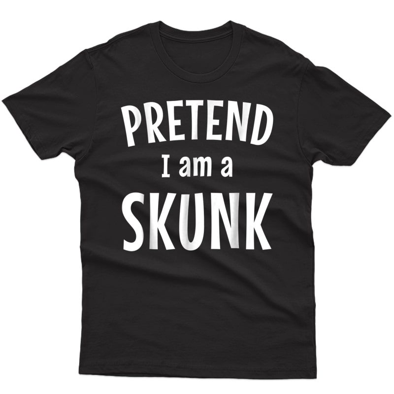Funny Skunk Costume Shirt Easy Idea For Halloween