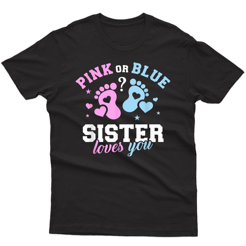 Gender Reveal Sister T-shirt