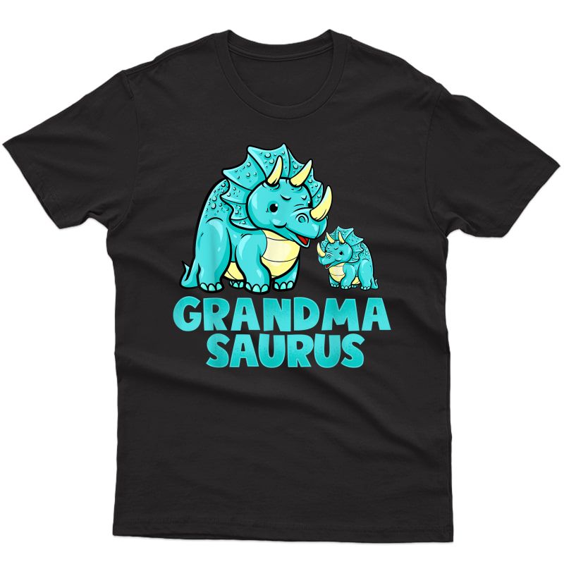 Grandma Saurus Dinosaur Funny Grandmasaurus T-shirt For Nana