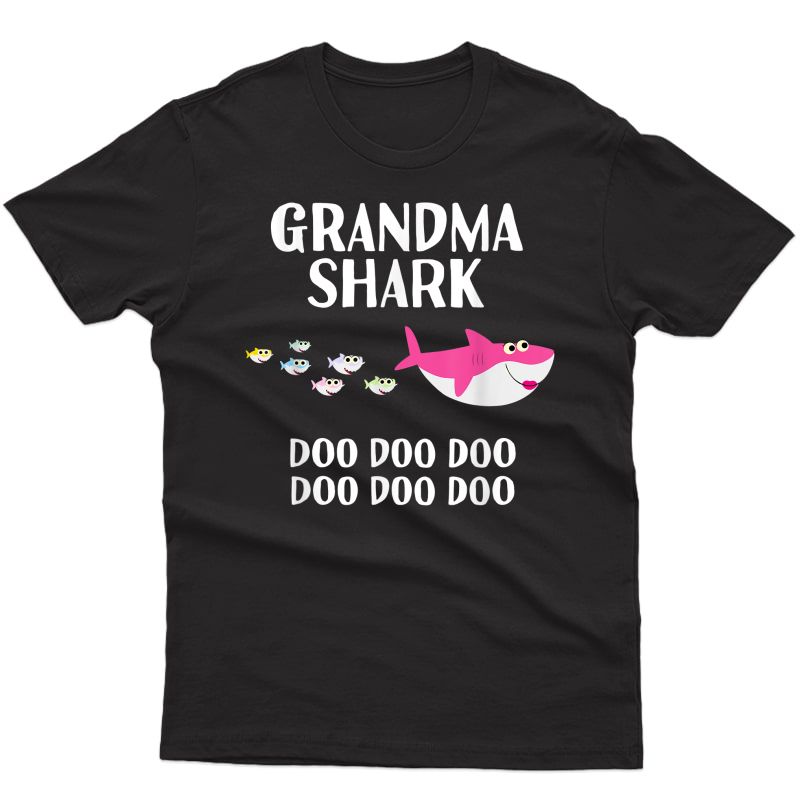 Grandma Shark Doo Doo Mother's Day Mother's Day Gift T-shirt