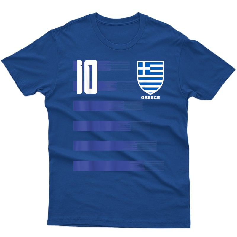 Greece Greek Football Soccer Futbol Shirt Tee