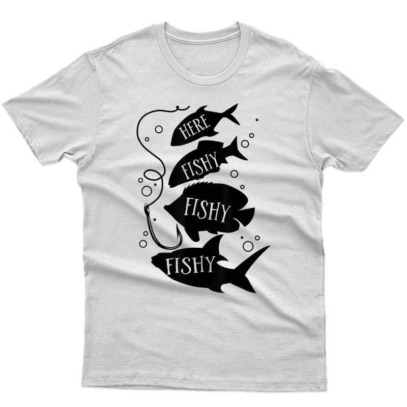 Happy Summer Time Here Fishy Go Fishing Vacation T-shirt