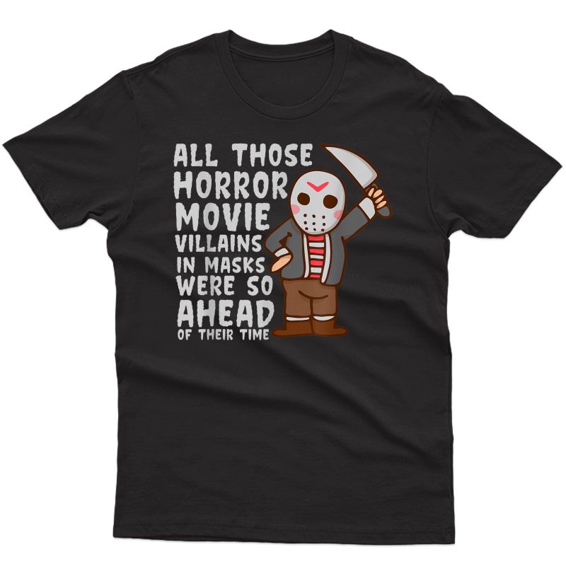Horror Movie Villains - Halloween Masks T-shirt