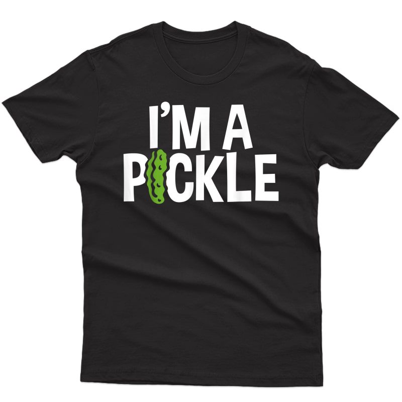 I'm A Pickle Lazy Halloween Costume Vegan T-shirt