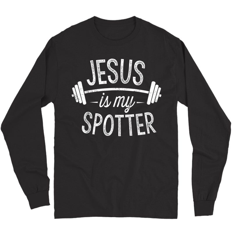Fit Jesus Is My Spotter Tshirt Unisex Religious Weight Lift Funny