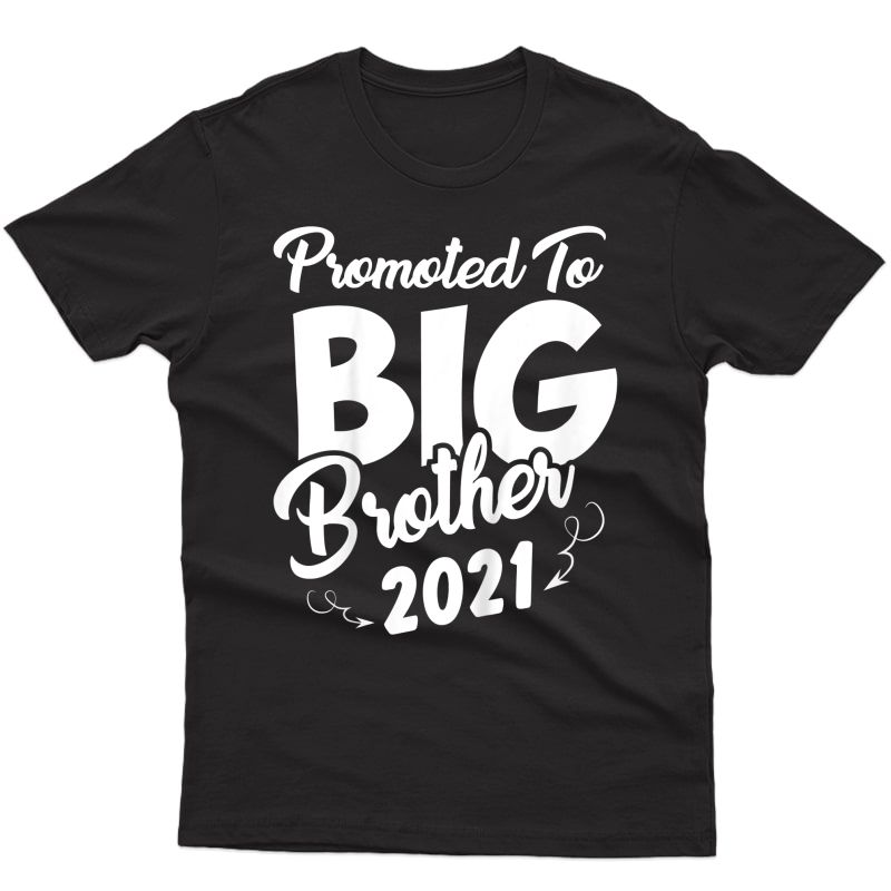  Promoted To Big Brother 2021 Gift Toodler Siblings T-shirt