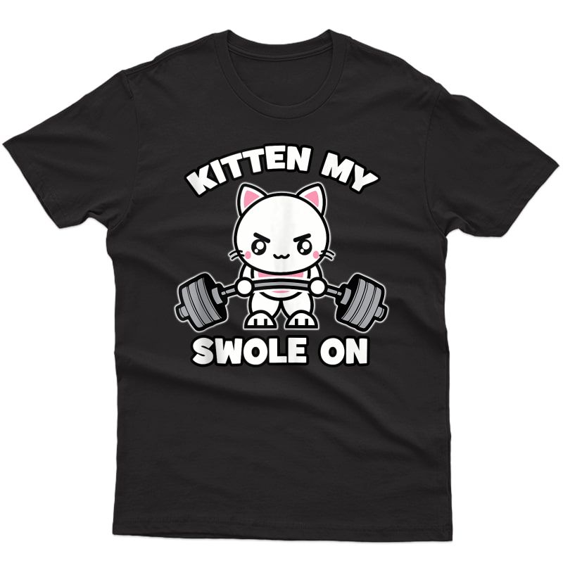Kitten My Swole On, Gym Cat Tank Top Shirts