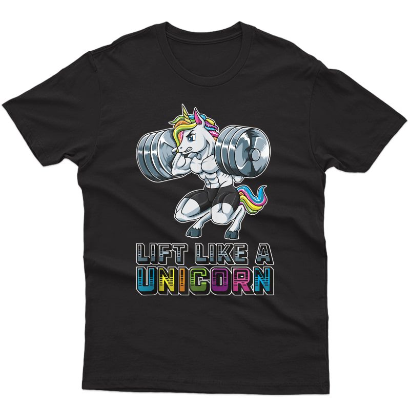 Lift Like A Unicorn Gift | Gym Ness Training Tank Top Shirts