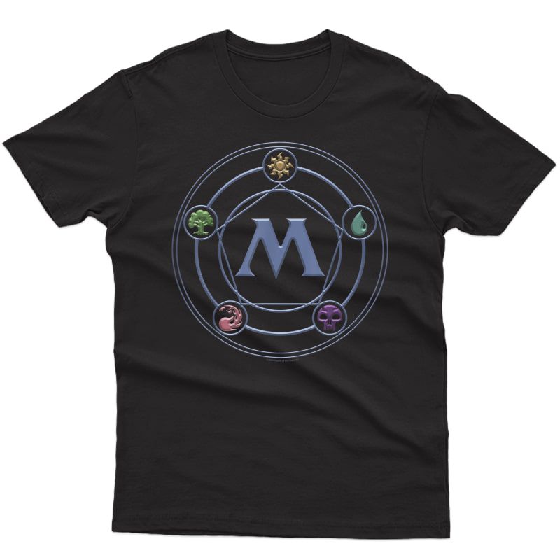 Magic: The Gathering Mana Icons T-shirt