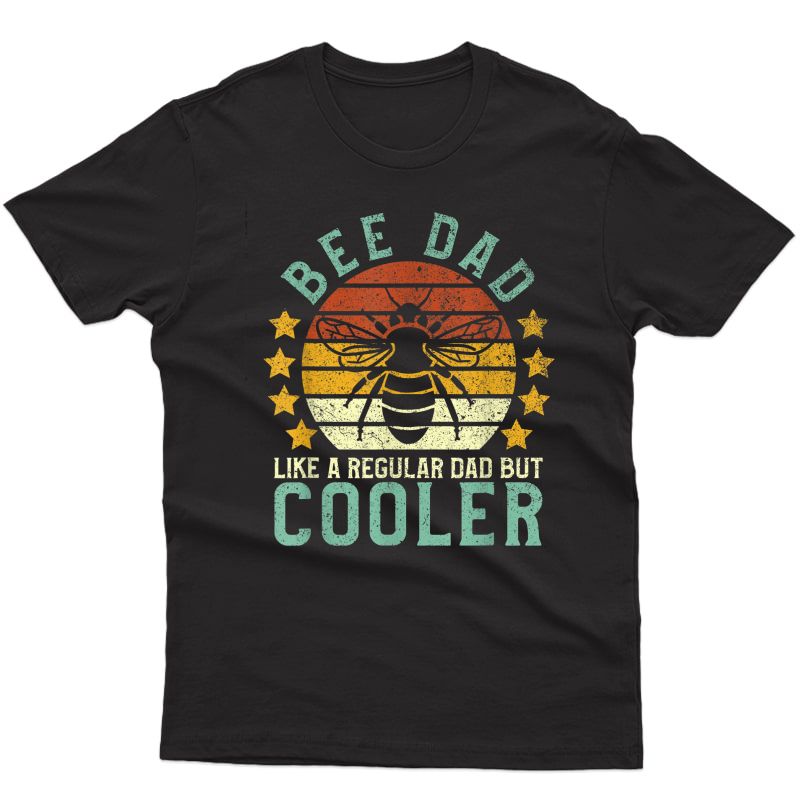 S Bee Dad | Honey Beekeeper Funny Beekeeping Father's Day Gift T-shirt