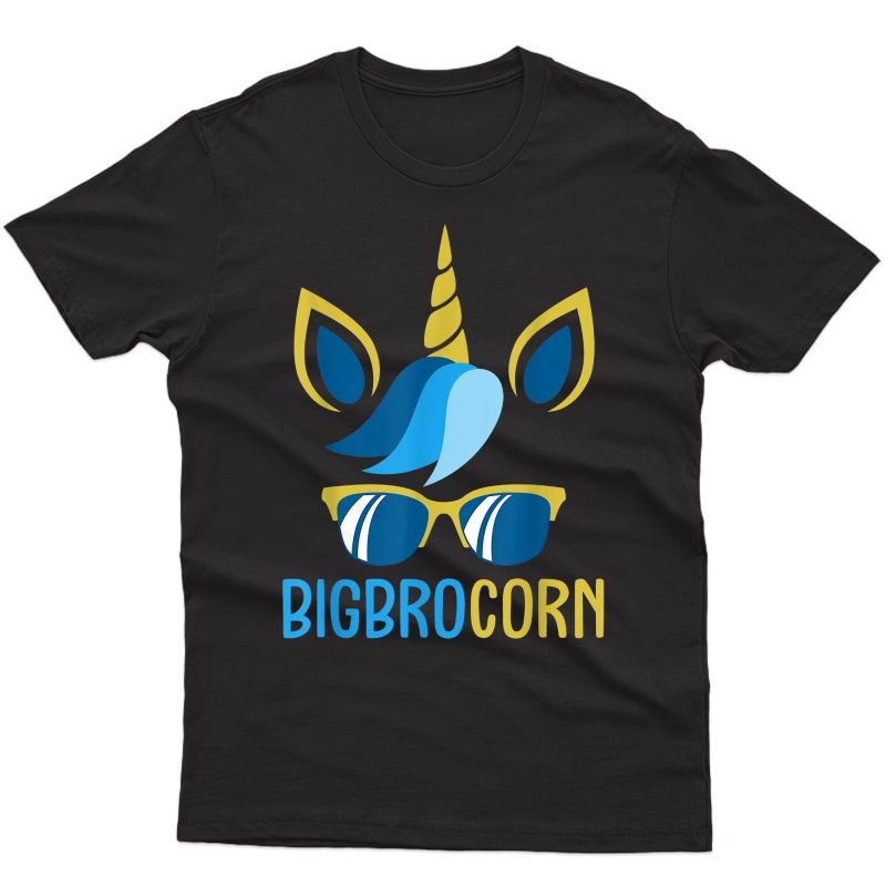 S Big Brocorn Family Big Bro Father's Day Unicorn T-shirt
