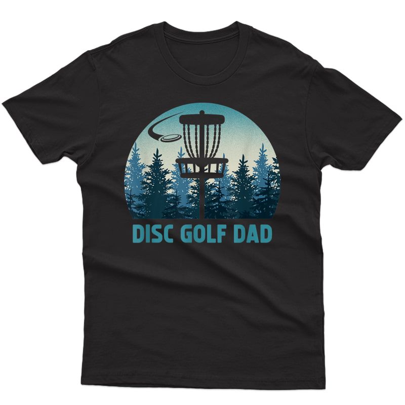 S Disc Golf Dad Vintage Father's Day Frisbee Golfer T-shirt