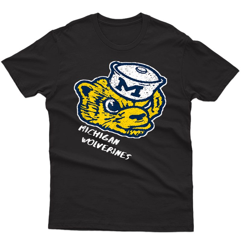 Michigan Football T Shirt - University Sports Distressed Tee