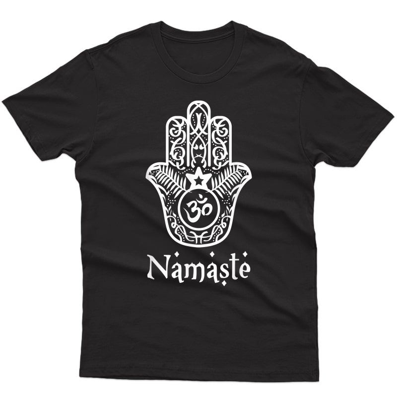 Namaste Hand Hamsa Yoga Hinduism Vedas Ohm T Shirt