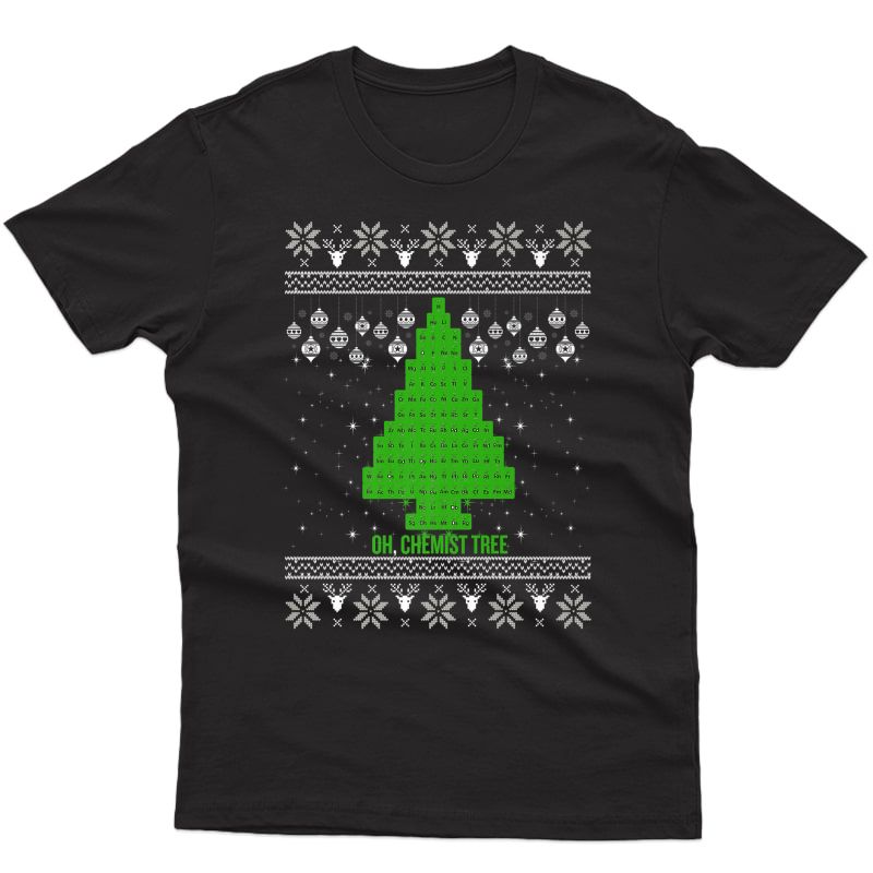 Oh Chemist Tree | Chemist Christmas Premium T-shirt