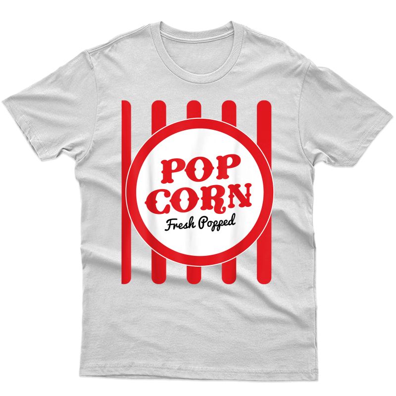 Old Fashion Popcorn Costume T-shirt Halloween Trick Or Treat