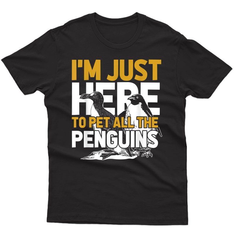 Pet All The Penguins - Sea Bird Animal Gifts Penguin T-shirt