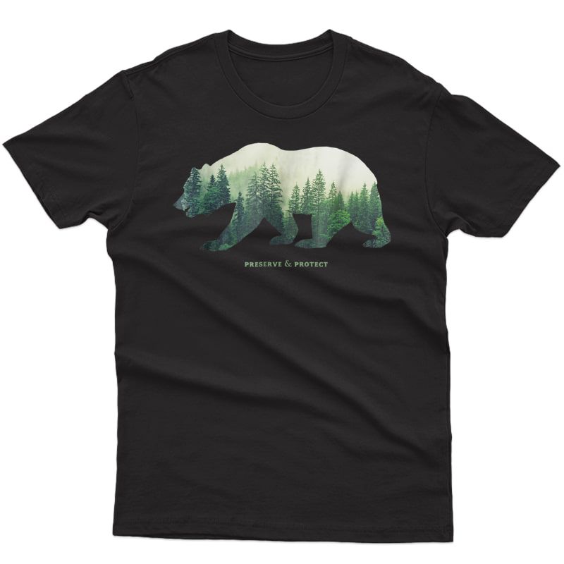 Preserve & Protect T-shirt Vintage National Park Bear Shirt