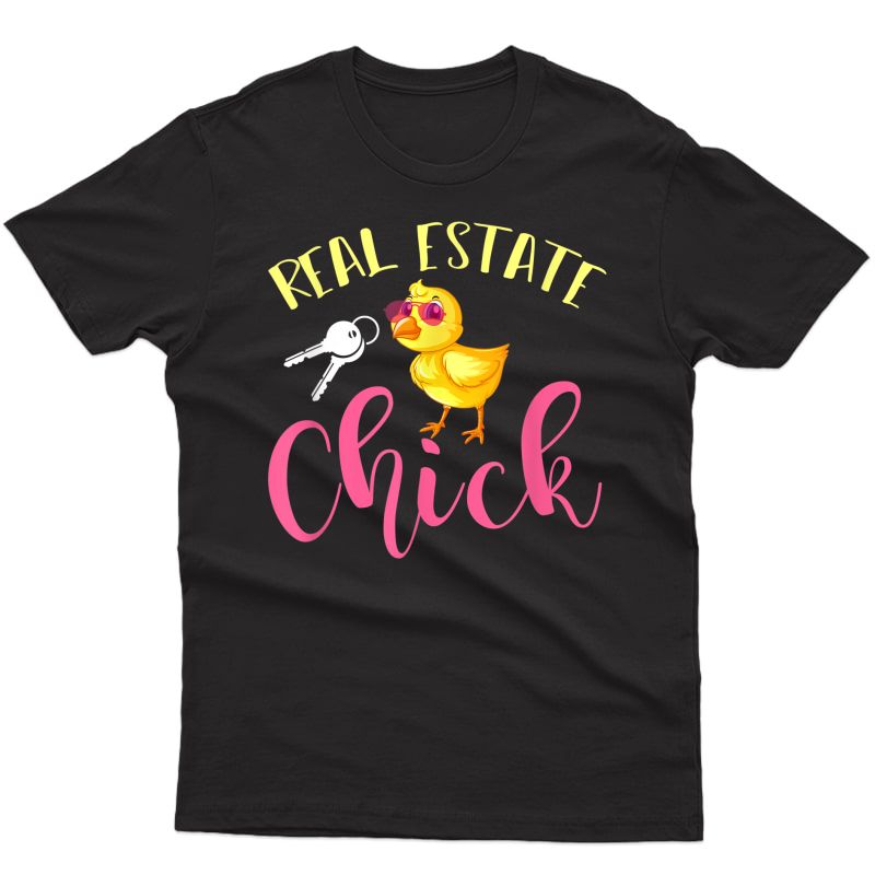 Realtor Funny Gift Chick Cute Real Estate Agent T-shirt