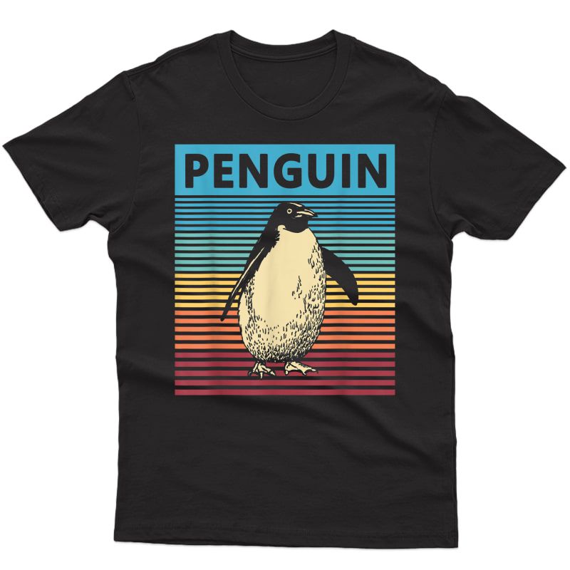 Retro Penguin Lover Vintage Style Penguin T-shirt