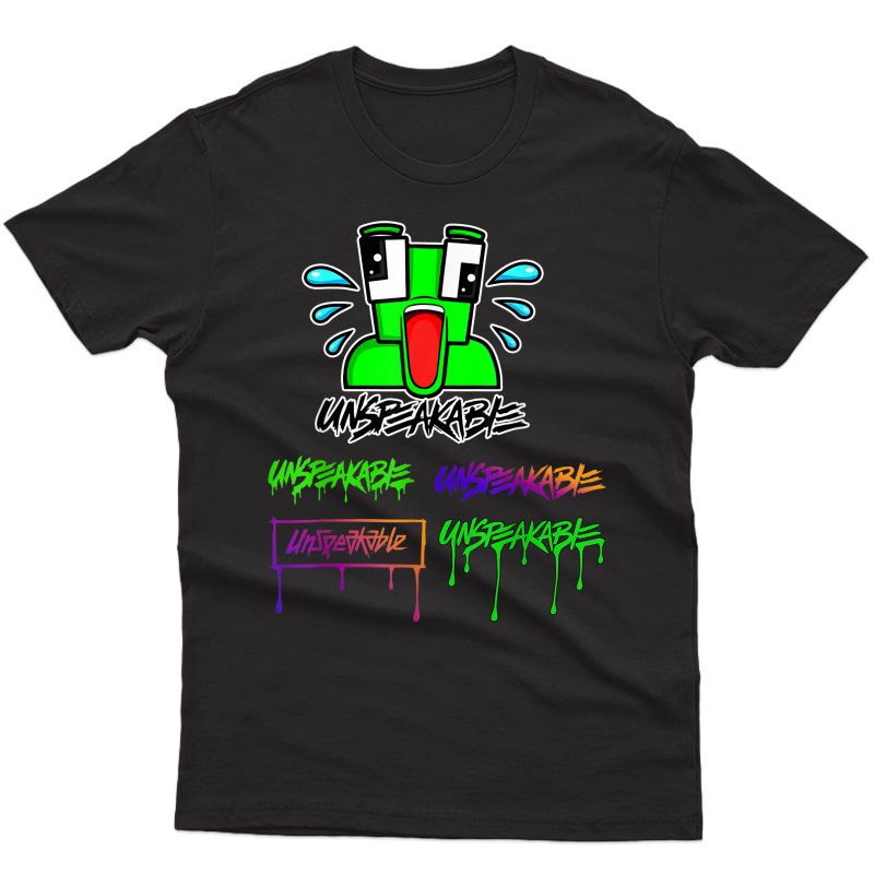 Retro Unspeak.able Merch For Funny Play Gamer T-shirt