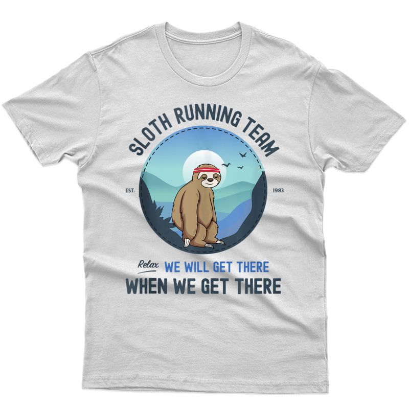 Sloth Running Shirt, Sloth Running Team Tank Top