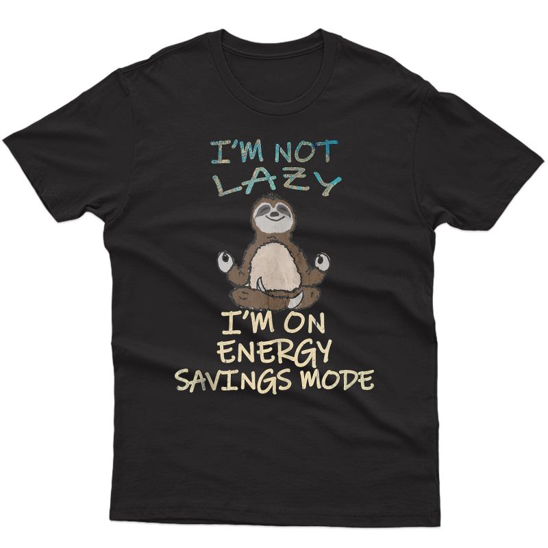 Sloths Meditation Quote Funny Yoga Sloth Tank Top Shirts