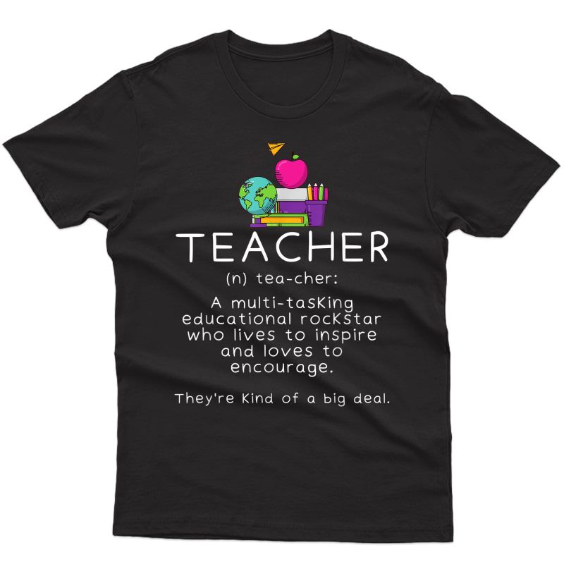 Tea Definition - Funny Teaching School Tea T-shirt