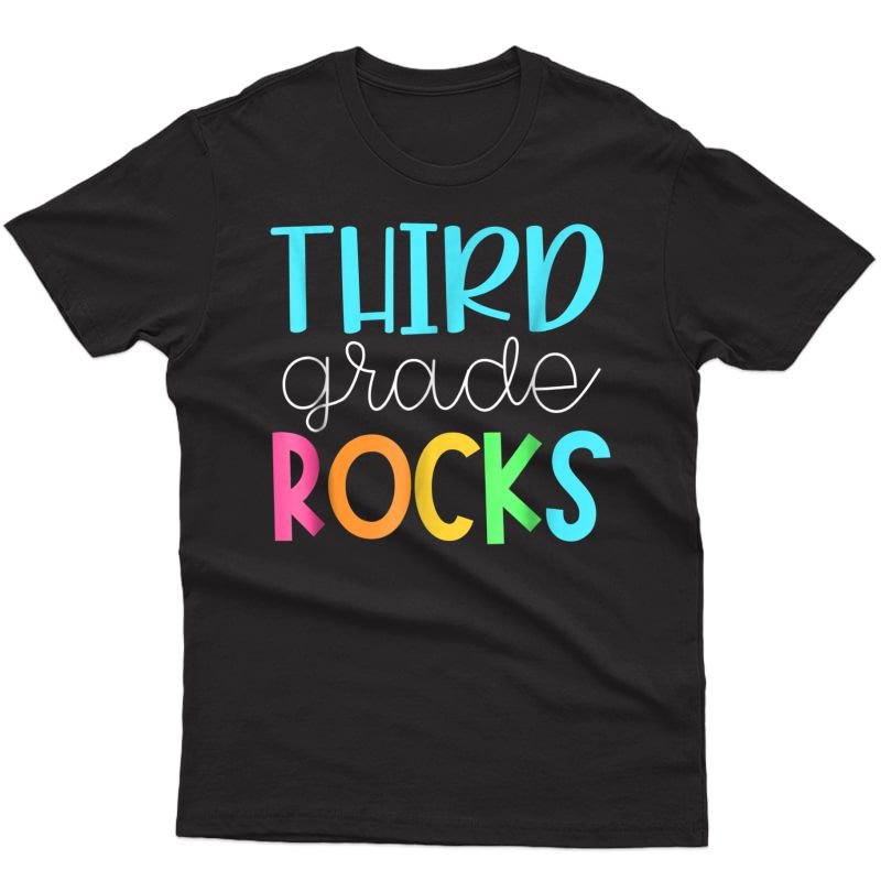 Third Grade Tea Team Shirts - 3rd Grade Rocks