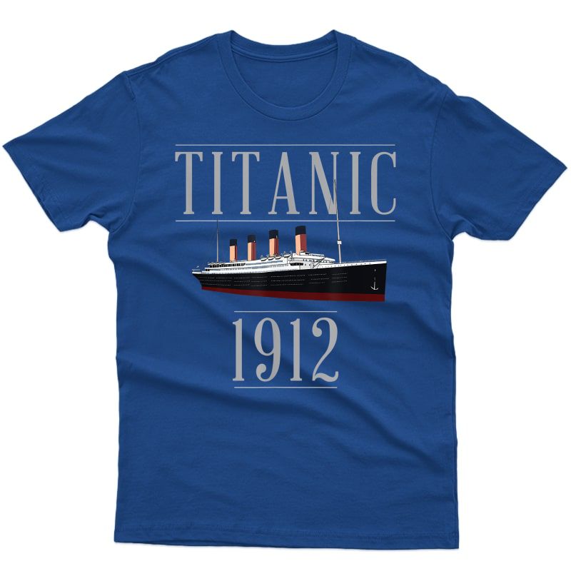 Titanic Gift T Shirt Sailing Ship Vintage Cruise Vessel 1912