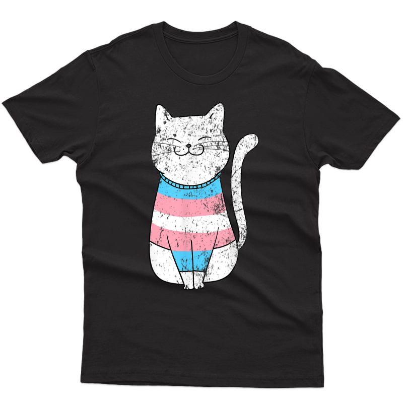Transgender Cat Kitten Trans Lgbtq Transsexual Pride Month T-shirt