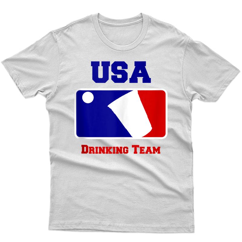 Usa Drinking Team Funny Party Beer Pong Game Tank Top Shirts